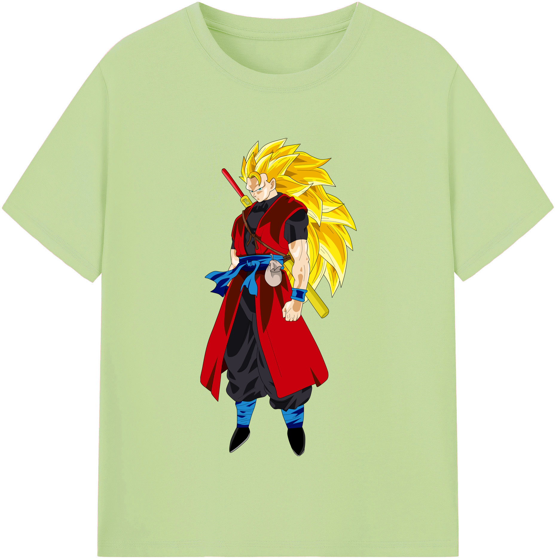 （画像用） ドラゴンボール トランクス（Torankusu）DRAGON BALL Trunks 綿100％半袖Tシャツ（フロントプリント）